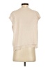 Rag & Bone 100% Silk Solid Ivory Short Sleeve Top Size XS - photo 2