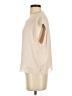 Rag & Bone 100% Silk Solid Ivory Short Sleeve Top Size XS - photo 5