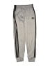 Adidas 100% Polyester Gray Track Pants Size 14 - 16 - photo 1