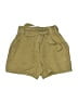 Express Solid Green Khaki Shorts Size 00 - photo 1