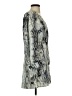 Zara Basic Print Gray Casual Dress Size S - photo 4