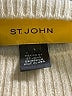 St. John 100% Wool Ivory Wool Pullover Sweater Size L - photo 7