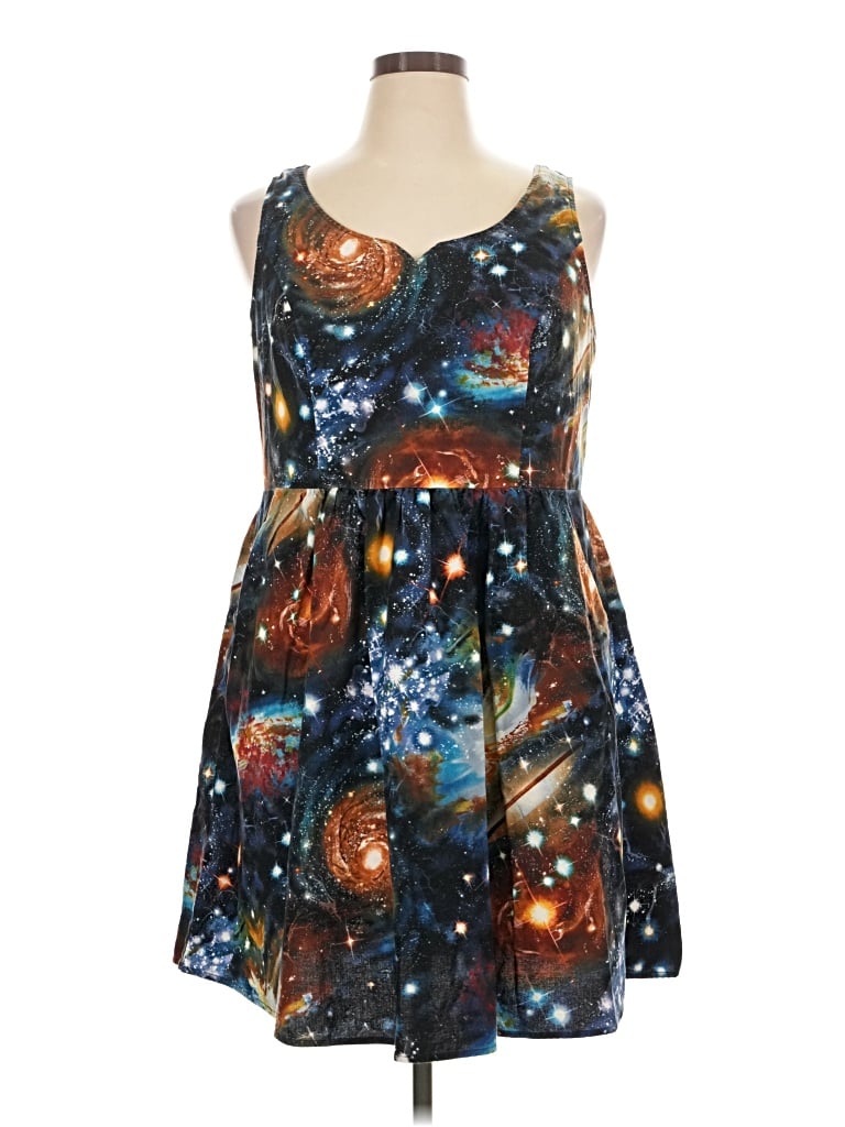 Pre-owned Modcloth Cocktail Dress In Blue