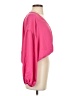 Shoedazzle 100% Polyester Pink Long Sleeve Blouse Size S - photo 4