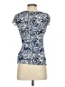 Liz Claiborne 100% Polyester Blue Short Sleeve Top Size P (petite) - photo 2