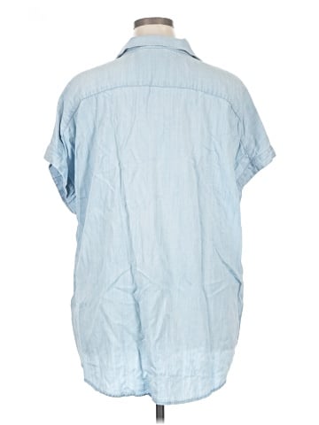 Soft Surroundings Short Sleeve Button-Down Shirt (view 2)