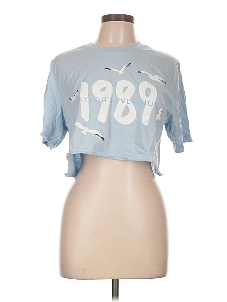 Pre-owned Bella+canvas Short Sleeve T-shirt In Blue