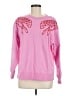Boden 100% Cotton Hearts Pink Sweatshirt Size M - photo 1