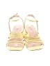 J.Crew 100% Leather Yellow Sandals Size 10 1/2 - photo 2