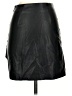 Zara Basic Solid Black Faux Leather Skirt Size XS - photo 2