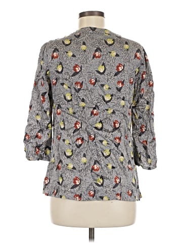 Boden 3/4 Sleeve Silk Top (view 2)