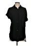 Aqua Black Short Sleeve Blouse Size XS - photo 1