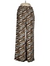 MICHAEL Michael Kors 100% Polyester Animal Print Brown Casual Pants Size M - photo 1