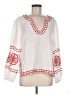 J.Crew 100% Linen White Long Sleeve Blouse Size M - photo 1