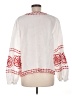 J.Crew 100% Linen White Long Sleeve Blouse Size M - photo 2