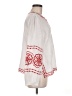 J.Crew 100% Linen White Long Sleeve Blouse Size M - photo 4