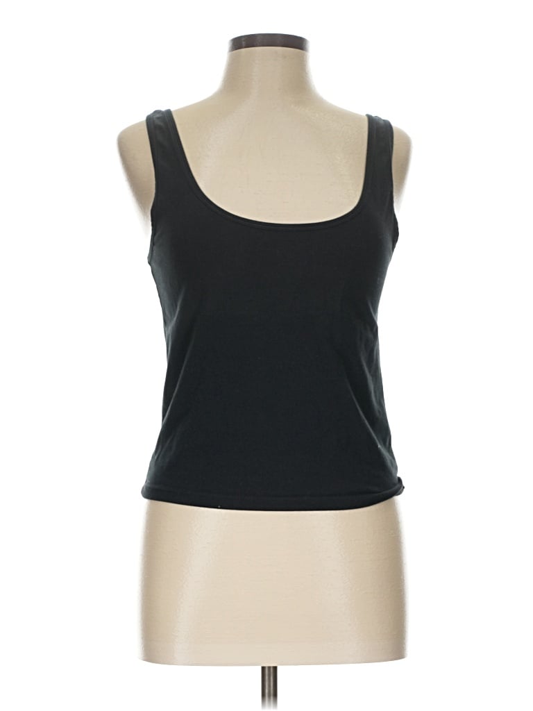 Pre-owned Tna Tank Top Black Strapless Neckline Tops
