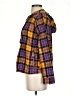 L.L.Bean 100% Cotton Plaid Purple Cardigan Size S - photo 5