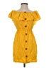 Guess Yellow Casual Dress Size XS - photo 1