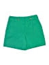 Chico's Solid Green Shorts Size XS (00) - photo 1