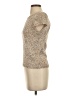 Zara Tan Short Sleeve Top Size S - photo 5