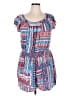 Faded Glory 100% Rayon Paisley Blue Romper Size 2X - photo 1