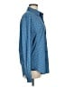 Nordstrom Rack Print Blue Long Sleeve Button-Down Shirt Size M - photo 4