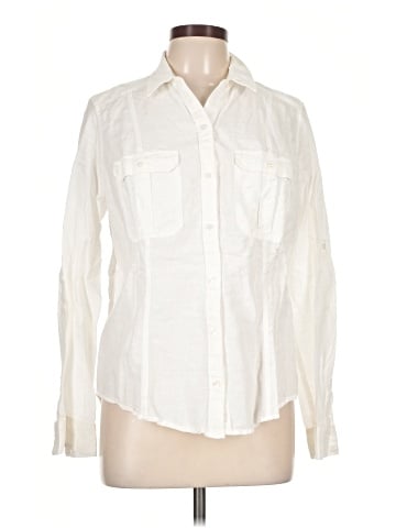 Express Long Sleeve Button-Down Shirt (view 1)