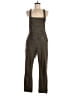 Free People Brown Green Overalls Size 29 waist - photo 1