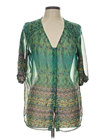 Skies Are Blue 3/4 Sleeve Blouse (view 1)