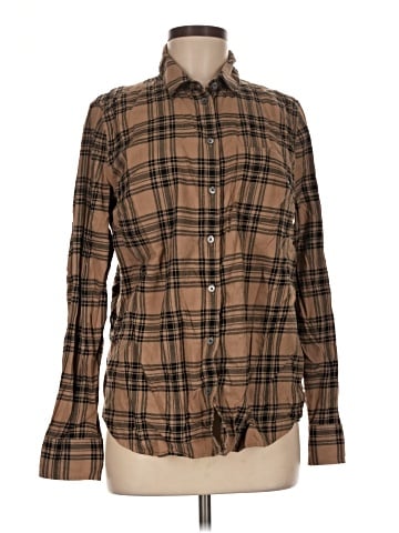 J.Crew Factory Store Long Sleeve Button-Down Shirt (view 1)