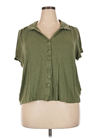 Lands' End Short Sleeve Blouse (view 1)