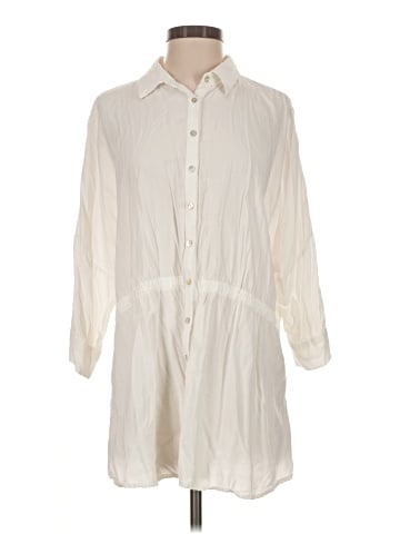 L Space 3/4 Sleeve Button-Down Shirt (view 1)