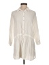 L Space 100% Rayon Ivory 3/4 Sleeve Button-Down Shirt Size XS - photo 1