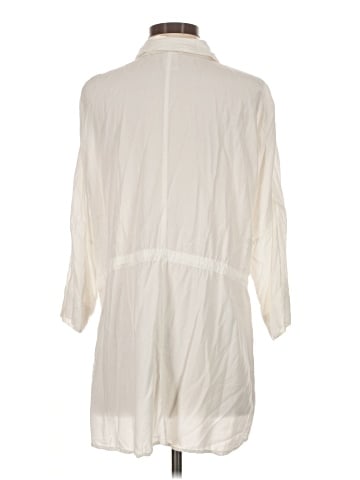 L Space 3/4 Sleeve Button-Down Shirt (view 2)