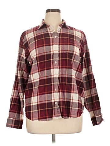 J.Crew Factory Store Long Sleeve Button-Down Shirt (view 1)