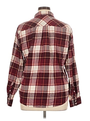 J.Crew Factory Store Long Sleeve Button-Down Shirt (view 2)
