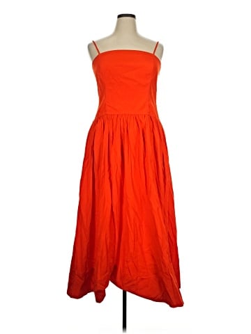 Madewell Poplin Seamed Maxi Dress (view 1)