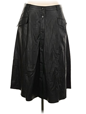 Banana Republic Factory Store Faux Leather Skirt (view 1)