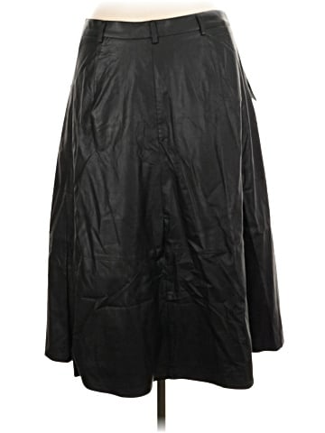 Banana Republic Factory Store Faux Leather Skirt (view 2)
