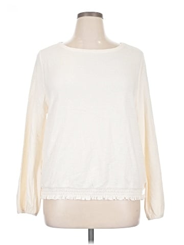 Ann Taylor LOFT Long Sleeve T-Shirt (view 1)