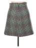 Sandro Plaid Green Formal Skirt Size Lg (3) - photo 2
