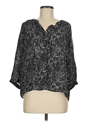 Joie 3/4 Sleeve Silk Top (view 1)