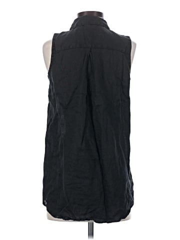 Garnet Hill Sleeveless Button-Down Shirt (view 2)