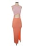 Unbranded Color Block Orange Cocktail Dress Size S - photo 1