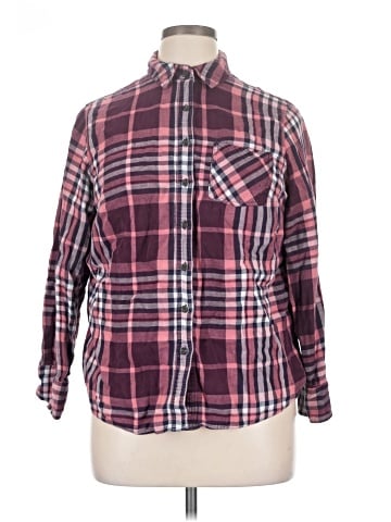 Ava & Viv Long Sleeve Button-Down Shirt (view 1)