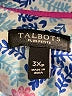Talbots 100% Cotton Floral Blue 3/4 Sleeve Blouse Size 3X Petite - photo 7