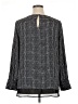The Limited 100% Polyester Houndstooth Black Long Sleeve Blouse Size XL - photo 2