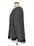 The Limited 100% Polyester Houndstooth Black Long Sleeve Blouse Size XL - photo 5