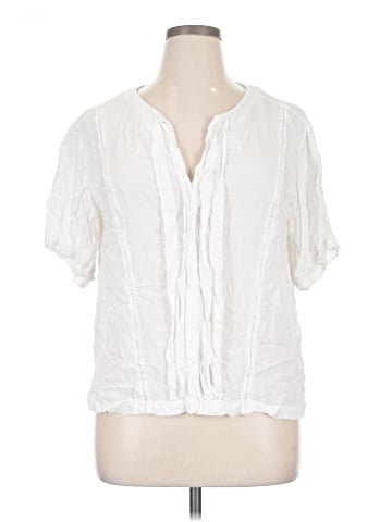 CALVIN KLEIN JEANS Short Sleeve Blouse (view 1)